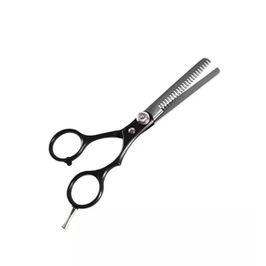 Ciseaux professionnels de toilettage pour animaux de compagnie, courbés, pour la désépaississement des poils, de haute qualité, légers, pour droitiers, à long manche, japonais 6CR13 - Product Image 1