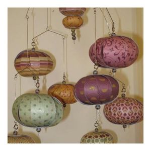 HOT SELLING Silk <b>Lantern</b> For Farmhouse Style Porch 100% Natural Fabric Pure Clean Safe Fresh Tropical Welcome Gear Pack S - Product Image 1