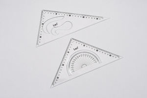 Juego de Reglas Triangulares Vikas de 8 y 10 Pulgadas, en Oferta, para Estudiantes, Geometría Escolar, Dibujo, Trazado y Medición - Product Image 2