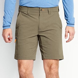 Shorts de pêche sportifs pour hommes, fabrication OEM, séchage rapide, logo personnalisé, taille élastique cachée, style cargo décontracté, motif uni - Product Image 2
