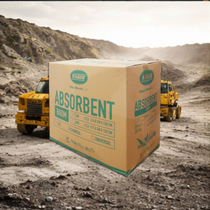 Barrera Absorbente Química SABER 400 para Contención de Derrames, Color Amarillo, para Control de Líquidos Peligrosos - Product Image 2