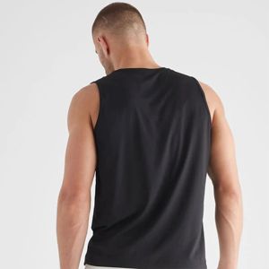 Camiseta sin Mangas para Hombre, Chaleco Deportivo Premium de Algodón, Ropa de Fitness sin Mangas, Servicio de Muestras OEM ODM Disponible Hoy - Product Image 1