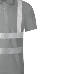 2026 Custom Men High Visibility Polo T <b>Shirts</b> Hi Viz Vis Reflective Outdoor Safety Breathable Worker Wear Polo <b>Shirt</b> - Product Image 3