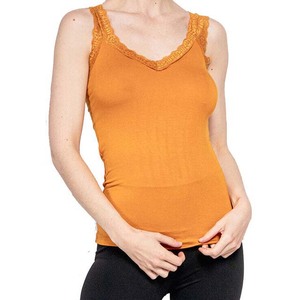 Camiseta sin mangas informal para mujer, transpirable, con cuello redondo y color liso - Product Image 5
