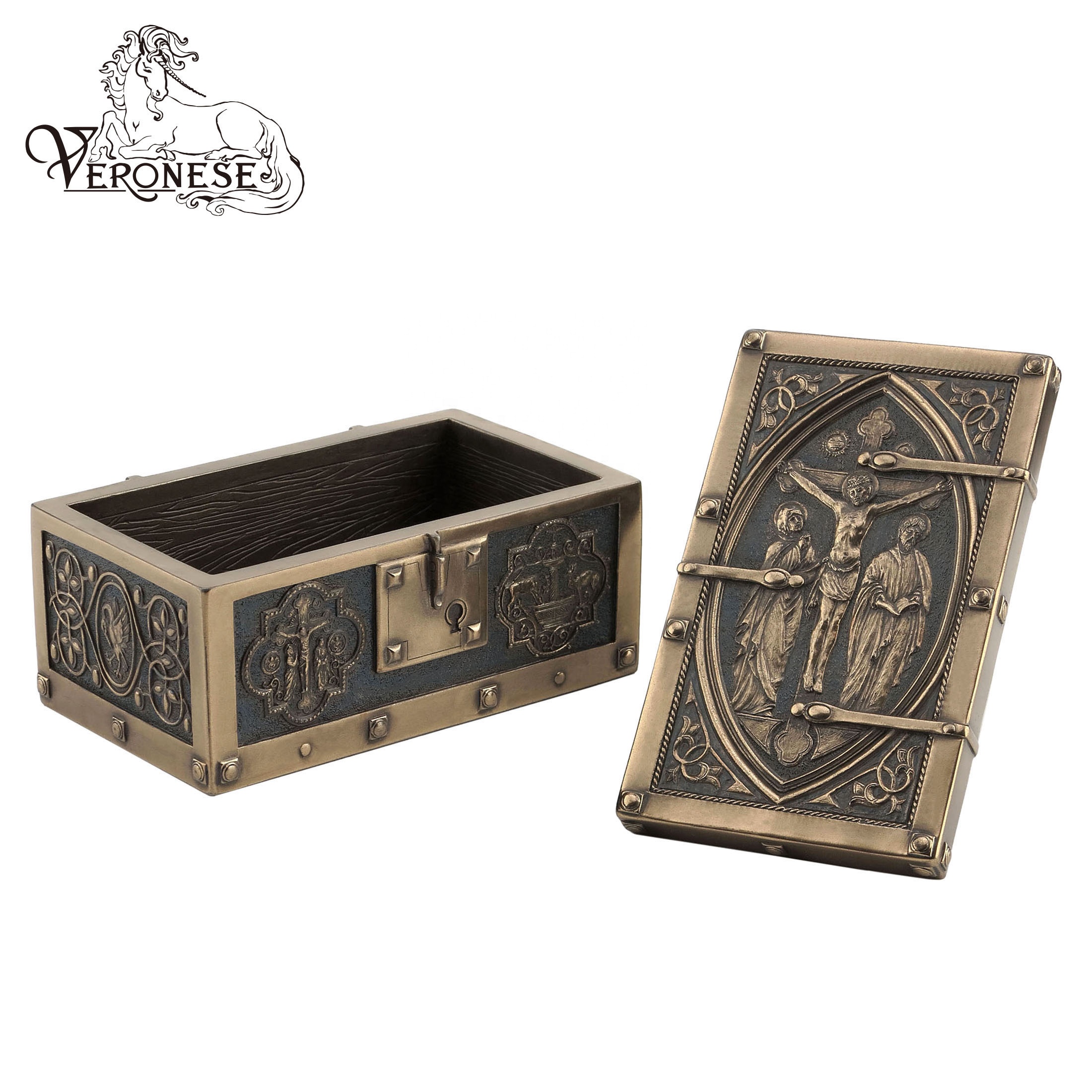 Veronese Design - Ark of the Covenant - Cold Cast Bronze