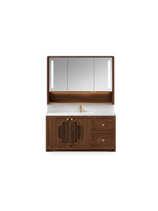 Elegante Mueble de Baño que Ahorra Espacio, Gabinetes de Almacenamiento de Madera con Puertas y Cajones, Muebles Modernos para Hogar, Hotel, Apartamento, Hospital - Product Image 1