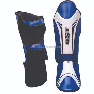 Boxing Professional Pu Leather <b>Shin</b> Instep <b>Pads</b> Custom Made Boxing Training <b>Shin</b> Instep Guards With Thermo Technology - Product Image 1