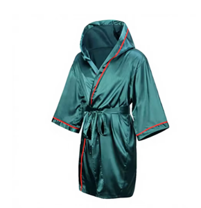 PROFIT SPORTS Men's Lightweight Breathable Quick Dry Polyester Boxing Training <b>Robe</b> with <b>Hood</b> for Sports - Product Image 3
