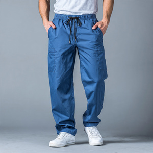 <b>Scrub</b> Pants Comfortable Uniform Bottoms with Custom Logo Knitted Fabric High Quality for Hospitals - Product Image 6