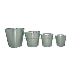 Ensemble de créateurs de jardinières en métal de haute qualité de 3 pièces avec manche en bois pour accessoires de Pot Floral décoratif de jardin de Restaurant - Product Image 3