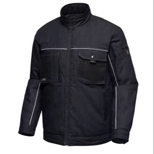 [T-BUC] Chaqueta de Trabajo Aislada de Mezclilla Negra TJS-301J, Marca Coreana OEM/ODM - Product Image 1