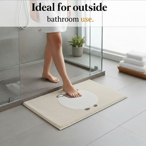 Alfombra de Baño Antideslizante |   Alfombra Super Absorbente con Estampado Animal 100% Algodón |   Alfombra de Ducha de Secado Rápido |   Alfombra Suave para Uso en el Hogar y Hoteles - Product Image 4