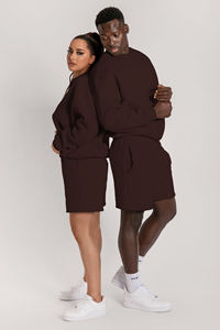 Conjunto de hombre con logo personalizado, 100% algodón, camiseta de manga corta y pantalones cortos, ropa de hombre, conjunto de 2 piezas. - Product Image 4