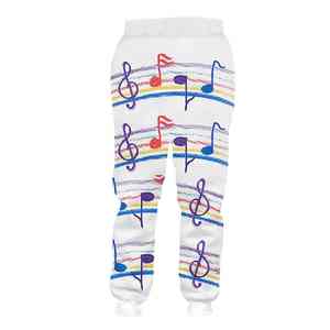 Jogging en toile à taille haute personnalisable avec impression par sublimation pour hommes, de bonne qualité, vente en gros de pantalons et de joggings - Product Image 2