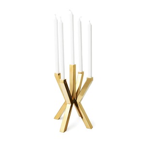 Wholesale Modern Gold Metal 5 Arm <b>Candle</b> Holder Elegant Candelabra Stand for Wedding Centerpiece Home Decoration At <b>Cheap</b> Prices - Product Image 4