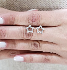 0.25 Ct Lab Grown Diamond <b>Earrings</b> 14K Solid Gold Brilliant Cut Stud <b>Earrings</b> for Women Minimalist IGI Certified Party Gift - Product Image 3