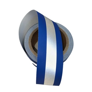Ruban de sécurité réfléchissant en coton haute visibilité, ignifuge, rétro-réfléchissant, tissu FR pour uniforme de pompier - Product Image 5