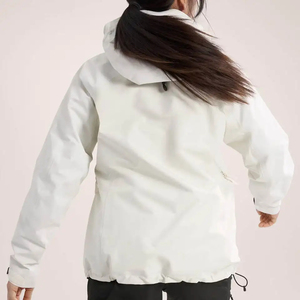 Veste de ski/snowboard professionnelle chauffante à capuche, imperméable, coupe-vent, écologique, en polyester/coton, pour homme et femme, blanche, hiver - Product Image 4