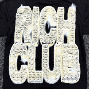 Camiseta Negra para Hombre, Manga Corta, Cuello Redondo, Estilo Urbano, Estampado Fotográfico, Corte Holgado, 100% Algodón Jersey, Diseño Frontal con Impresión Digital - Product Image 5