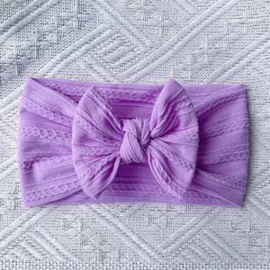 Diadema con nudo superior y lazo de gran tamaño para niña recién nacida, accesorio para el cabello estilo <span class=keywords><strong>turbante</strong></span> para bebés - Product Image 4