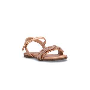 รองเท้าแตะส้นสูงเด็กผู้หญิงลาย KD7868พีชสไตล์ทางการ - Product Image 2