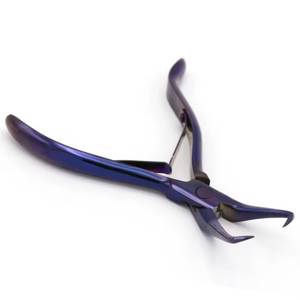 Kit d'outils de pose et de retrait d'extensions capillaires Morje Surgical de haute qualité avec pinces en acier inoxydable et étui violet - Product Image 4