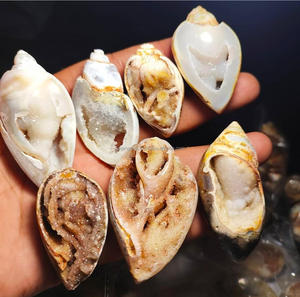 Colgante de cabujón de cristal de tamaño completo natural versátil Piedra preciosa suelta pulida para hacer joyas Forma mixta - Product Image 1