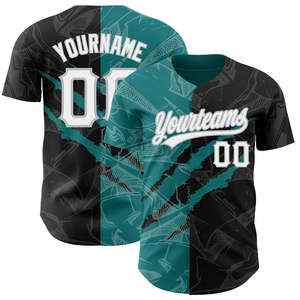 Camiseta de Béisbol Personalizada para Hombre, Impresión Sublimada, 100% Poliéster, Absorbe la Humedad, Diseño con Bloques de Color, Manga Corta, Talla Adulto - Product Image 1