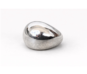 Solid Sterling Silver Dome <b>Ring</b> Minimalist High Polish Bubble Band Bold Statement Jewelry Handmade Modern <b>Chunky</b> <b>Ring</b> for Women - Product Image 1