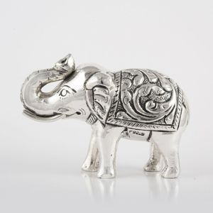 Estatua de Elefante Decorativa Hecha a Mano en Metal para Decoración del Hogar, Exhibición en Oficina y Colección de Regalos - Product Image 1