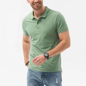 Polo de haute qualité en gros pour hommes, vêtements à manches courtes, t-shirt polo personnalisé avec impression numérique, polos décontractés pour hommes - Product Image 1