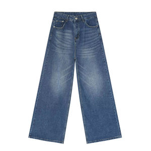 Jeans en denim à jambe large pour hommes, en coton selvedge, pour les acheteurs en gros et les détaillants – Approvisionnement direct usine - Product Image 4