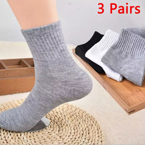Chaussettes d'été en coton doux pour hommes, chaussettes de sport confortables, chaussettes décontractées en coton pour hommes, chaussettes d'été douces pour hommes - Product Image 2