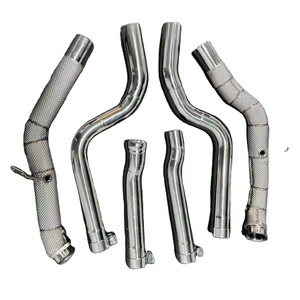 Sistema de <span class=keywords><strong>escape</strong></span> de rendimiento de diseño de tubo recto JTLD, tubo de bajada de acero inoxidable para <span class=keywords><strong>Mercedes</strong></span>-Benz CLS400 V6 C219 3,0 2014-2016 Escapes - Product Image 1
