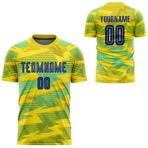 บริการ OEM ชุดฝึกซ้อมคุณภาพสูง เสื้อกีฬาแบบสั้นพิมพ์ลายซับลิเมชั่น ดีไซน์ใหม่ ราคาถูก ขายดี ระบายอากาศได้ดี สีสันปรับแต่งได้ - Product Image 6