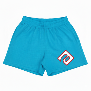 Shorts de basketball personnalisés 100 % polyester respirant de haute qualité, design uni, simple couche, décontractés, été, 5 pouces, toile - Product Image 4