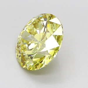 Diamant de laboratoire de couleur jaune fantaisie, certifié IGI, taille ronde 4 carats, pureté VS, pour la fabrication de bijoux - Product Image 4