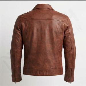 Chaqueta de Motociclista de Cuero Genuino para Hombre de la Mejor Calidad, Nueva Colección de Invierno, Chaquetas de Motocicleta con Protecciones Desmontables Personalizadas - Product Image 2