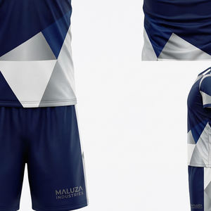 Conjunto de Camiseta y Pantalones Cortos de Entrenamiento de Fútbol Elite, Ropa Deportiva de Fútbol, Equipación Deportiva Personalizada MALUZA INDUSTRIES - Product Image 2