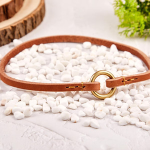 Handmade premium Leather <b>Braided</b> Dogs pet Collars designed with <b>braided</b> leather for elegance and lasting durability in low price - Product Image 3
