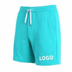 Shorts décontractés pour hommes, confortables, à motif uni et logo personnalisé, design personnalisable, fabriqués en usine, légers - Product Image 4
