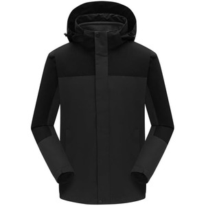 Veste softshell imperméable 3 en 1 pour homme, avec capuche amovible et doublure polaire, pour l'hiver - Product Image 1