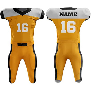Anti-Shrink American Football Uniform OEM ODM Team Custom Design American Football Uniform Quick Dry Anti-Bacterial - Product Image 2