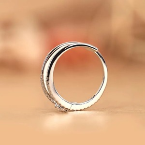 Purple Pear Gemstone <b>Open</b> Bypass <b>Ring</b> Lab Grown Diamond Wrap Band in 14K Solid Gold Asymmetrical Cuff <b>Ring</b> Elegant Design - Product Image 2