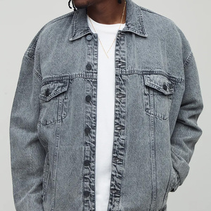 Veste en jean sur mesure OEM, veste brodée, veste en jean de coton, veste streetwear pour commandes de boutiques aux États-Unis - Product Image 1