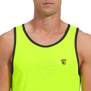 Débardeur homme de haute qualité, faible MOQ, coupe ajustée, vêtements de fitness, débardeur de sport sans manches et tissu doux - Product Image 6