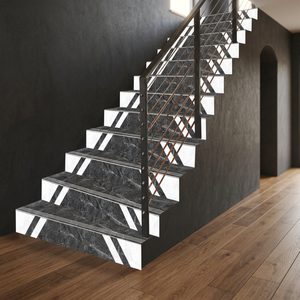 กระเบื้องปูพื้นวิสตาร์ จีวีที พอร์ซเลน ขนาด 300x900 มม. 200x900 มม. หนา 20 มม. ผิวด้าน กันลื่น ลายหินอ่อน สำหรับบันไดและพื้นห้องโถง - Product Image 1