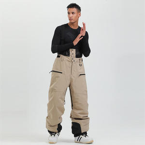 Pantalones de Esquí Impermeables para Hombre, Pantalones de Snowboard Aislantes para Deportes de Invierno al Aire Libre, con Tirantes Ajustables y Múltiples Cremalleras - Product Image 2