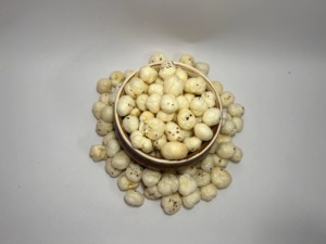 GMP International Raw Makhana Fox Nuts 5 Suta 16mm Extra-<b>Large</b> Size Semi-Soft Organic Premium Puffing Grade Product of India - Product Image 2