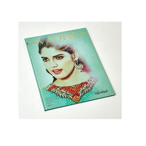 Small Luxury Business Catalogue with Gold Foil Embossed Cotton <b>Paper</b> Perfect Binding Cardboard Value-Added Business Brochure - Product Image 2